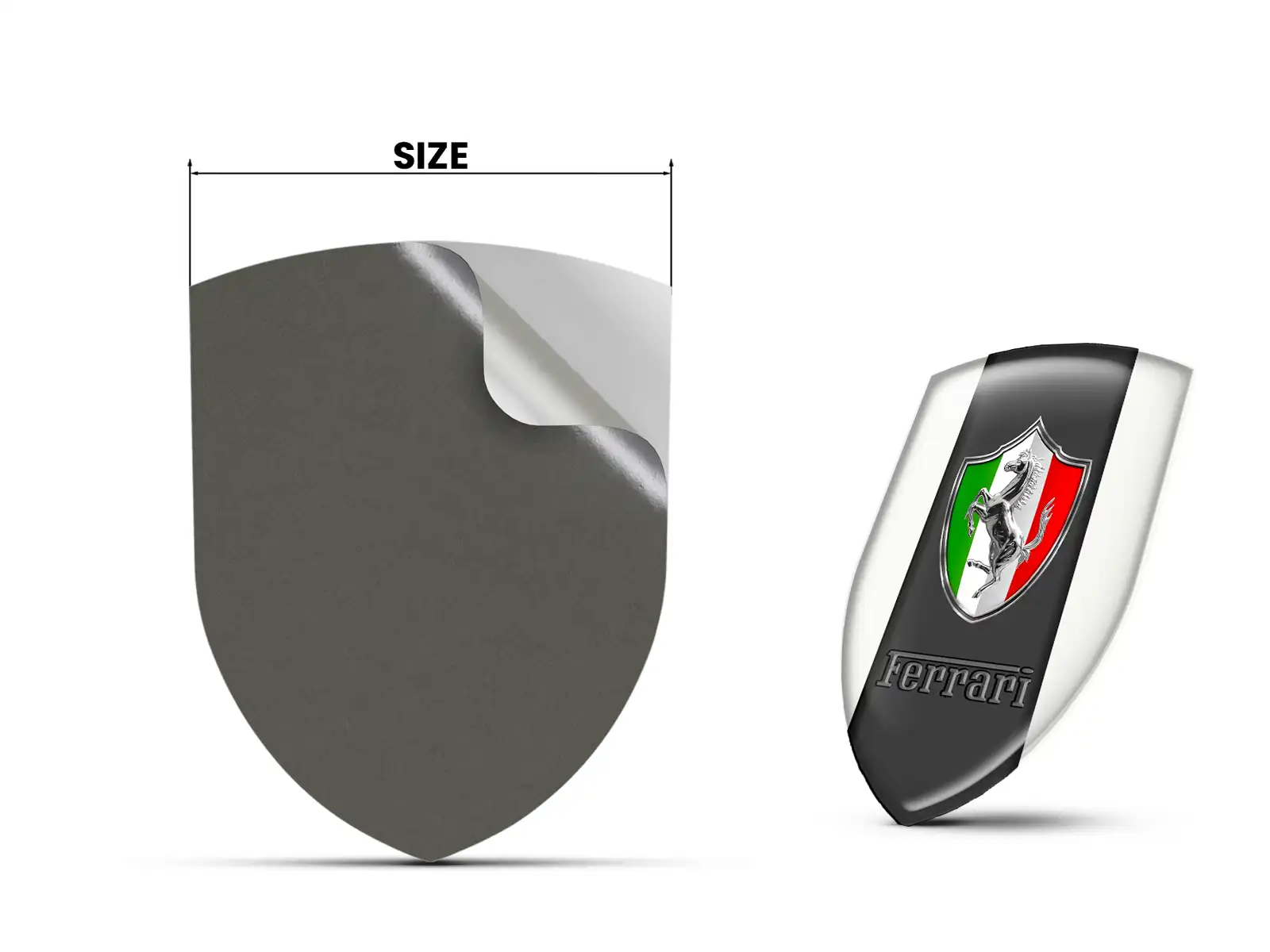 Ferrari Fensteraufkleber Auto Universal Hochwertig Stabil